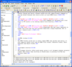 Screenshot of EditPlus