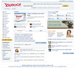 New Yahoo! homepage currently in testing